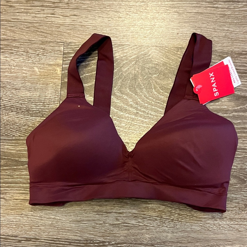 SPANX Lightly Lined Sangria Bralette